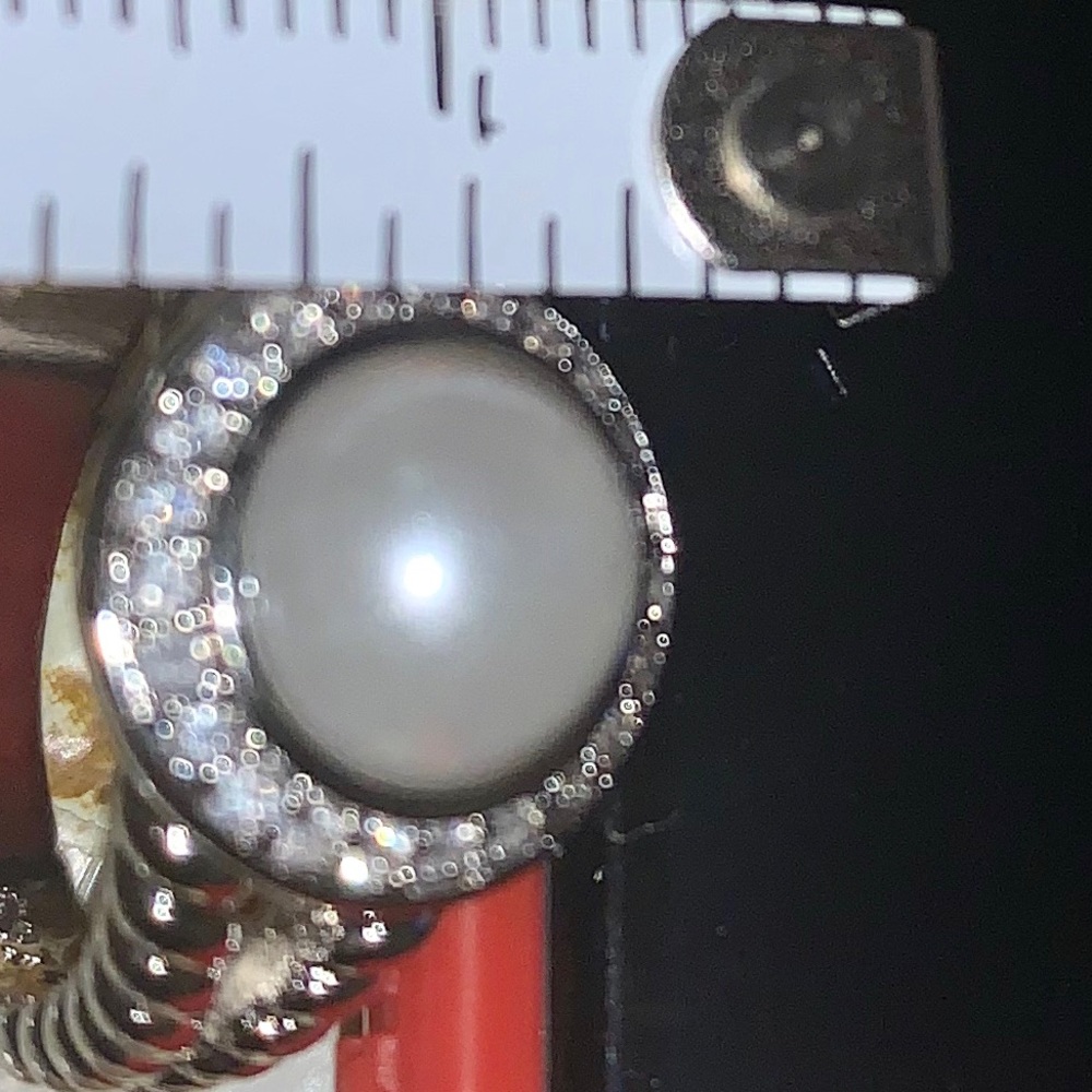 Diam pearl ring - Picture 5 of 6